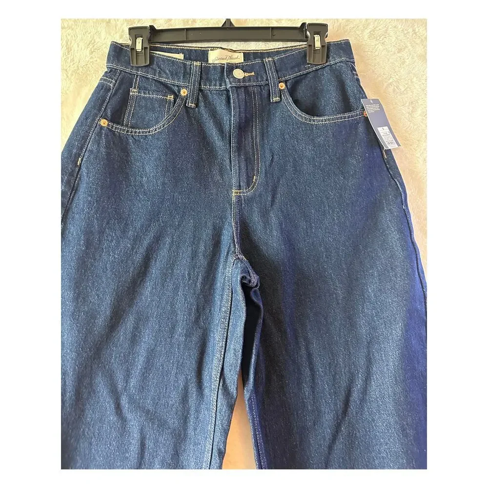 NWT Universal Thread High Rise Easy Barrel Jeans 6 Womens